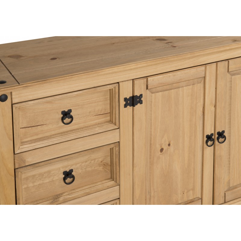 Corona 2 Door 3 Drawer Low Sideboard
